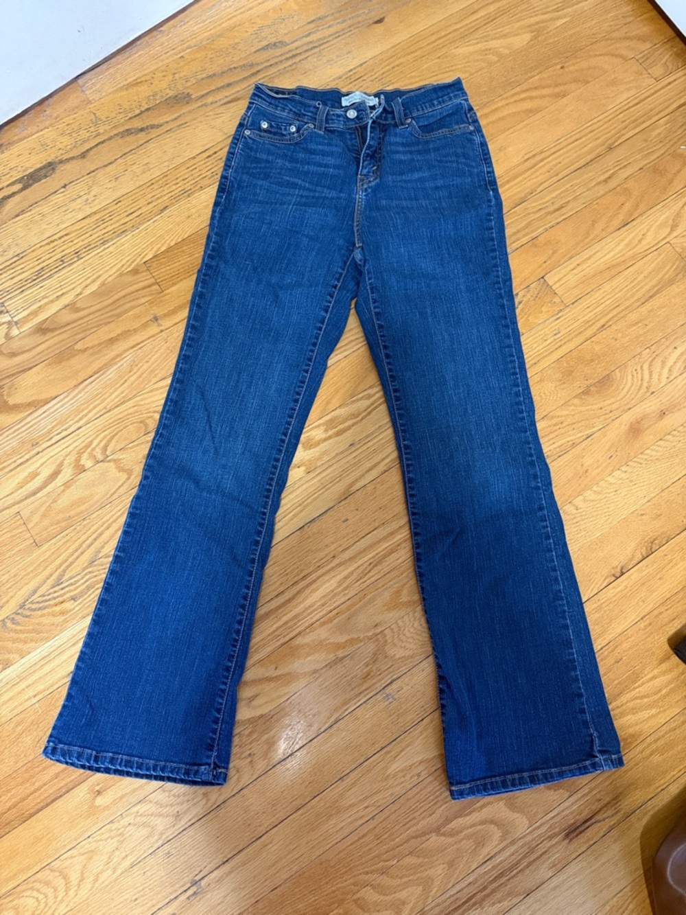 Levi's Women's Blue Perfectly Slimming Boot Cut 512 Jeans